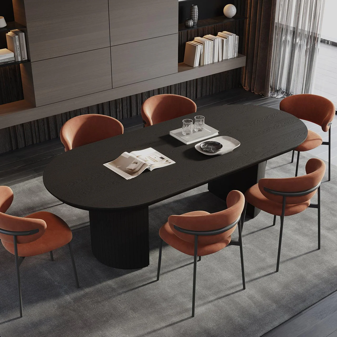 Zoya Dining Chair Terracotta - Image 6